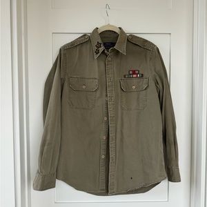 Polo Ralph Lauren Women’s Army Shirt - size 8